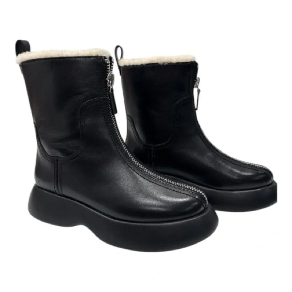 3.1 Phillip Lim Women's Mercer Zip Combat Boots Size 36 US 6